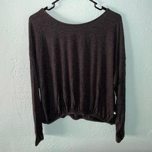 JoyLab (target workout brand), Long sleeve charcoal grey workout top, large